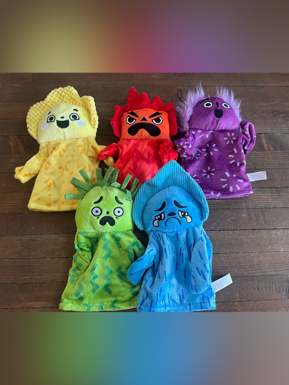 Hand2Mind Express My Feelings Puppets, Set of 5